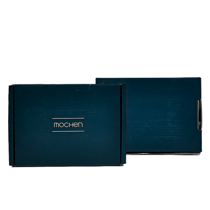 Dark blue flip top box