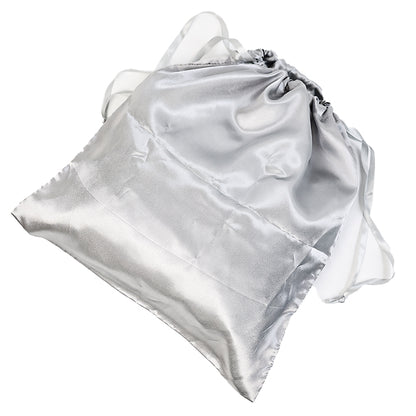 Silk drawstring bag