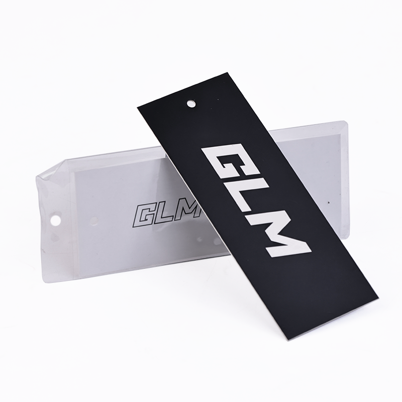 GLM multi-material packaging with a hang tag
