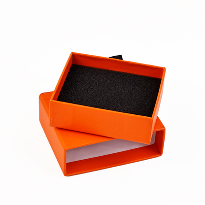 Orange Square Drawer Box