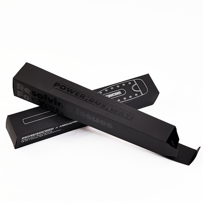 Black kraft paper hot silver UV printing packaging box