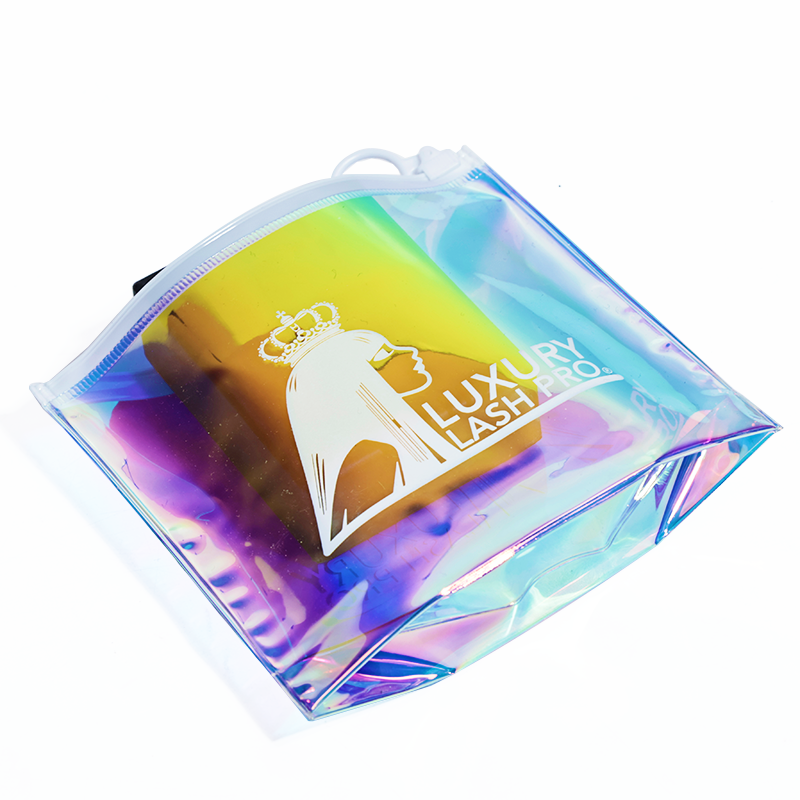 PVC square bottom zipper bag