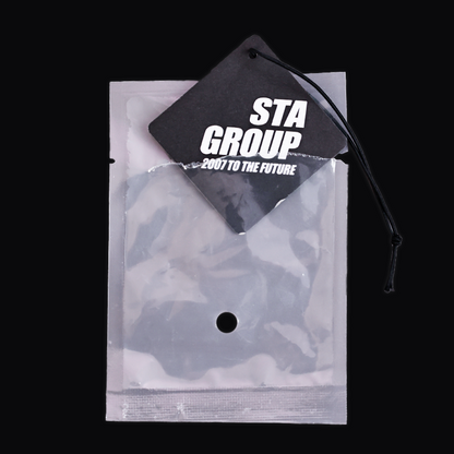 Transparent bag hangtag aromatherapy tablets