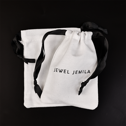 Small size white non-woven drawstring bag