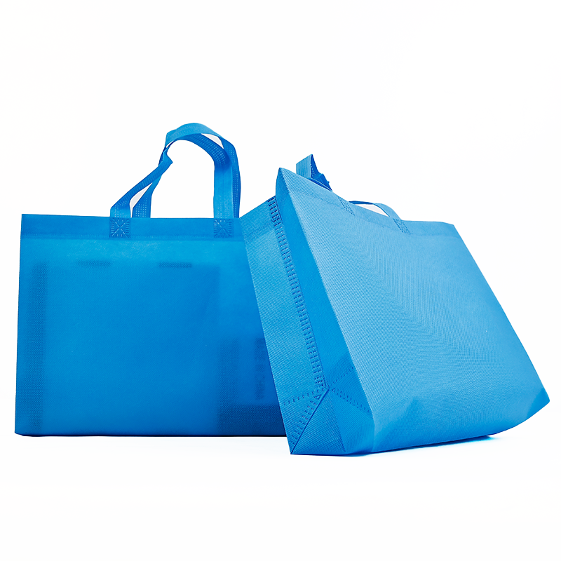 Blue Multi-style Non-woven Tote Bag