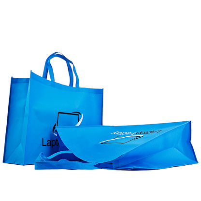 Large size blue non-woven bag