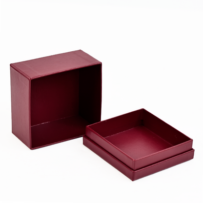 Red square lid gift box