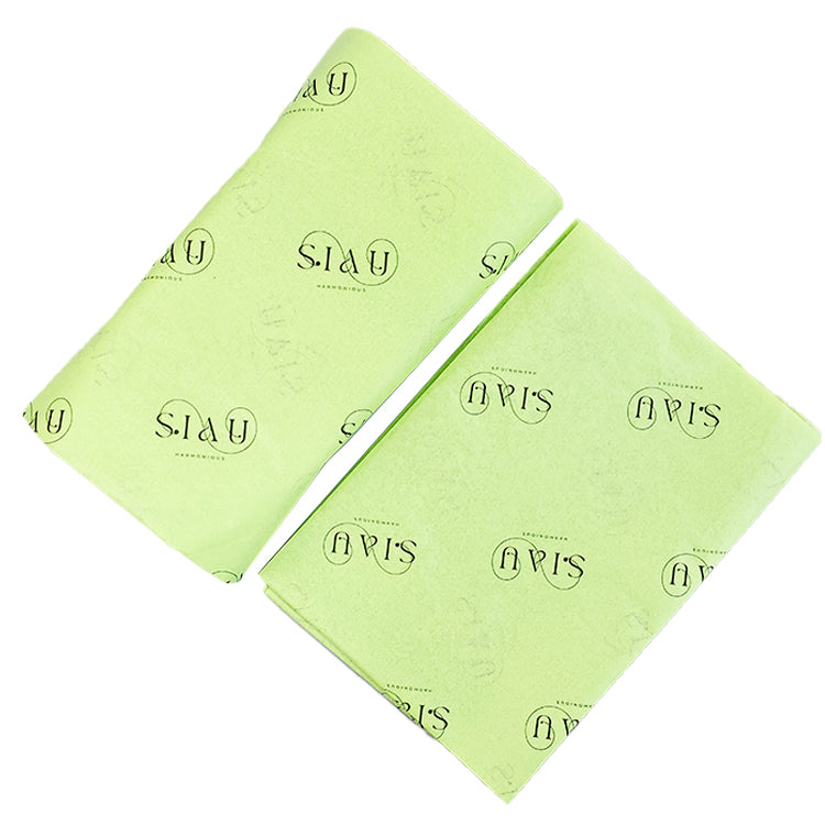 Green Shirley Paper Print Black English Wrapping Paper