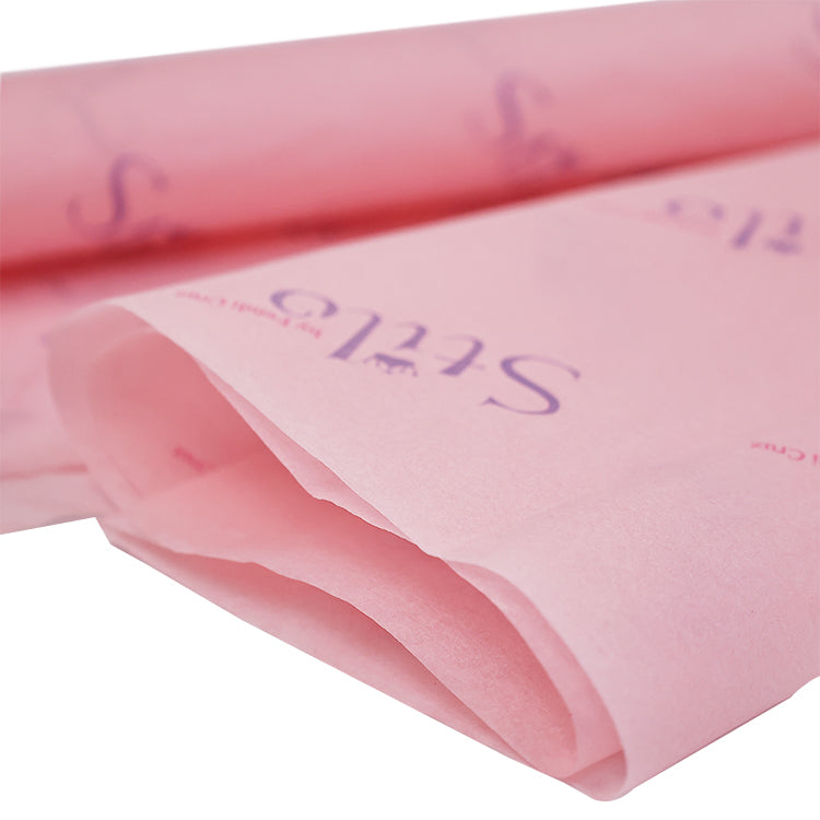Pink wrapping paper pattern purple printing