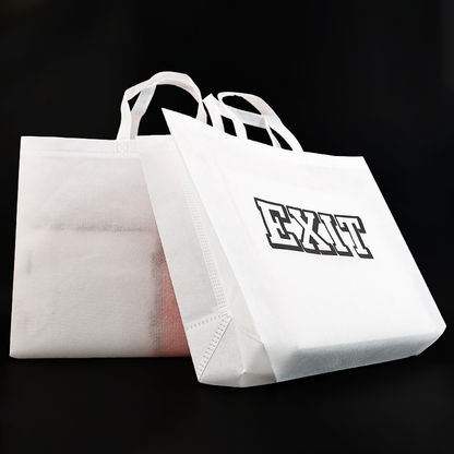 White large size non-woven tote bag