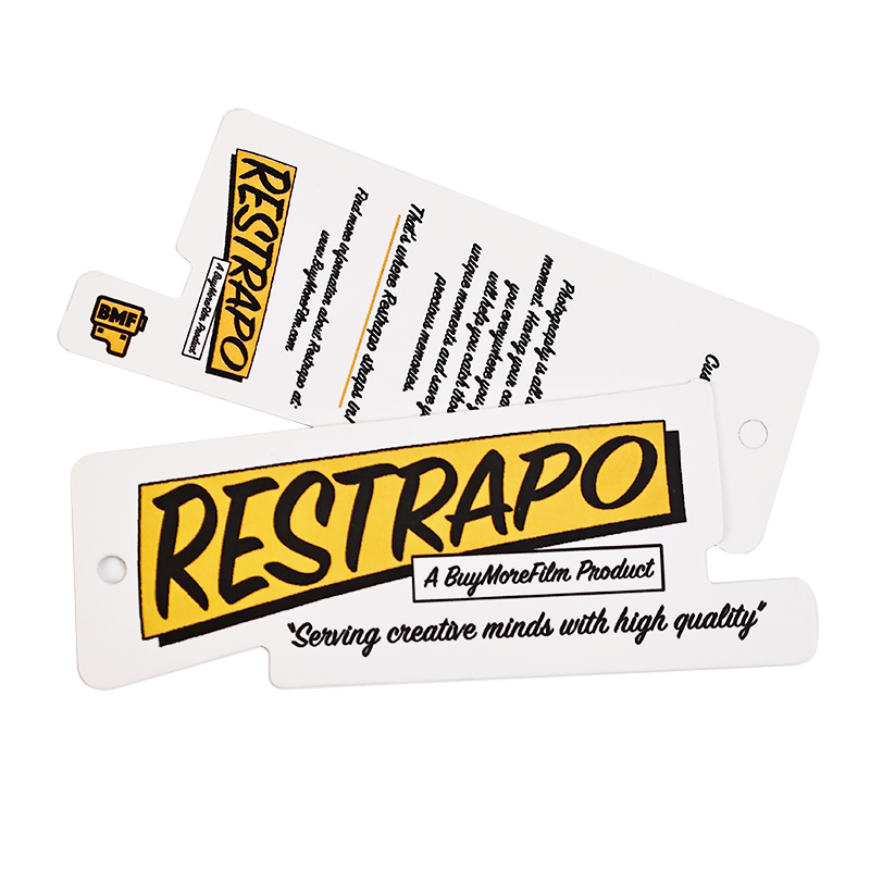 Special-shaped hangtag design double-sided printing