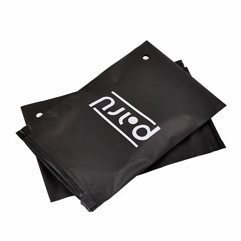 Small size black ziplock bag
