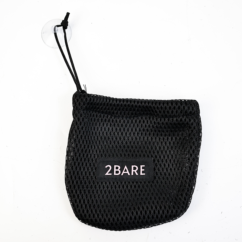 Mesh drawstring pocket