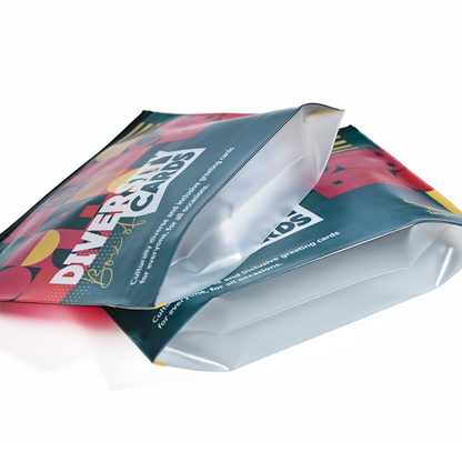 Full color printing transparent frosted skylight PVC zipper bag
