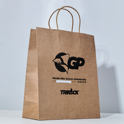 Kraft paper handbag