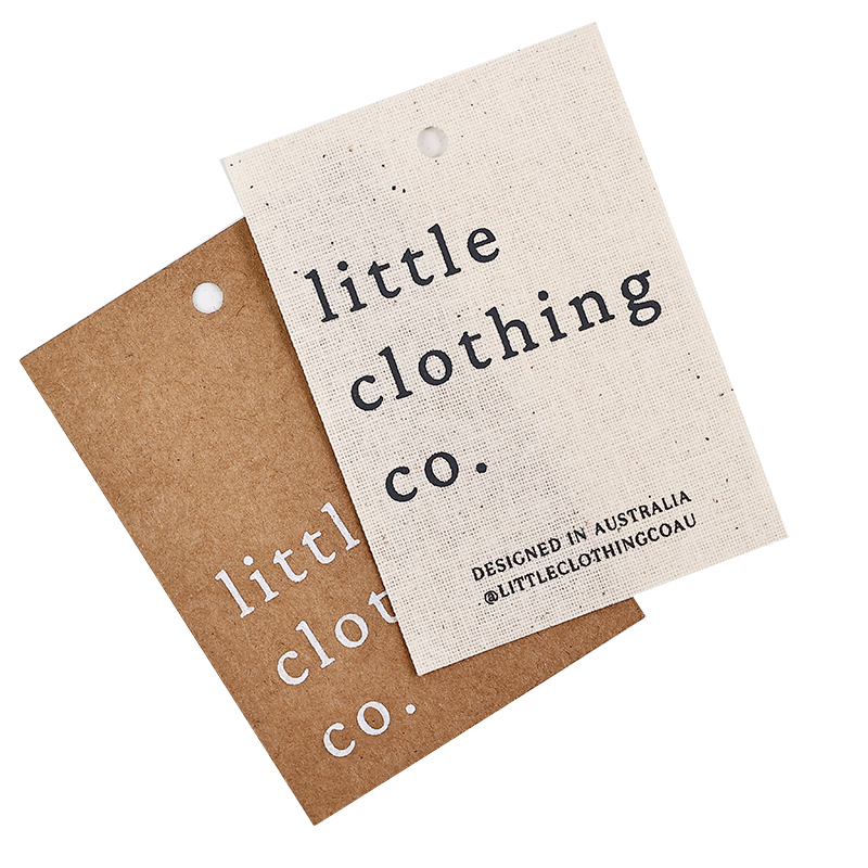 Multi-material style hangtag