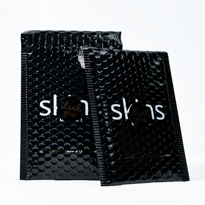 Black glossy film bubble bag
