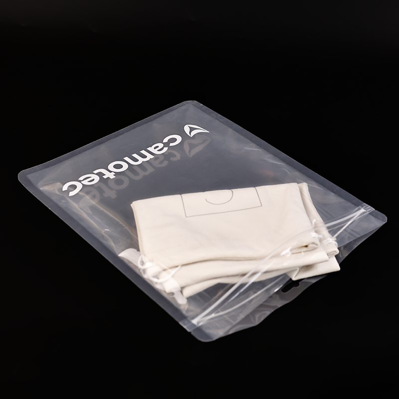 Square transparent PE zipper bag