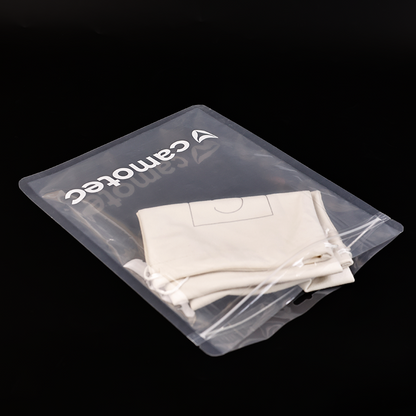 Square transparent PE zipper bag