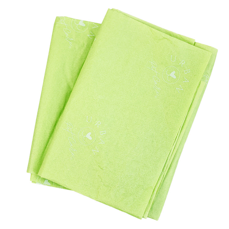 Green Shirley Paper Print White Pattern Wrapping Paper