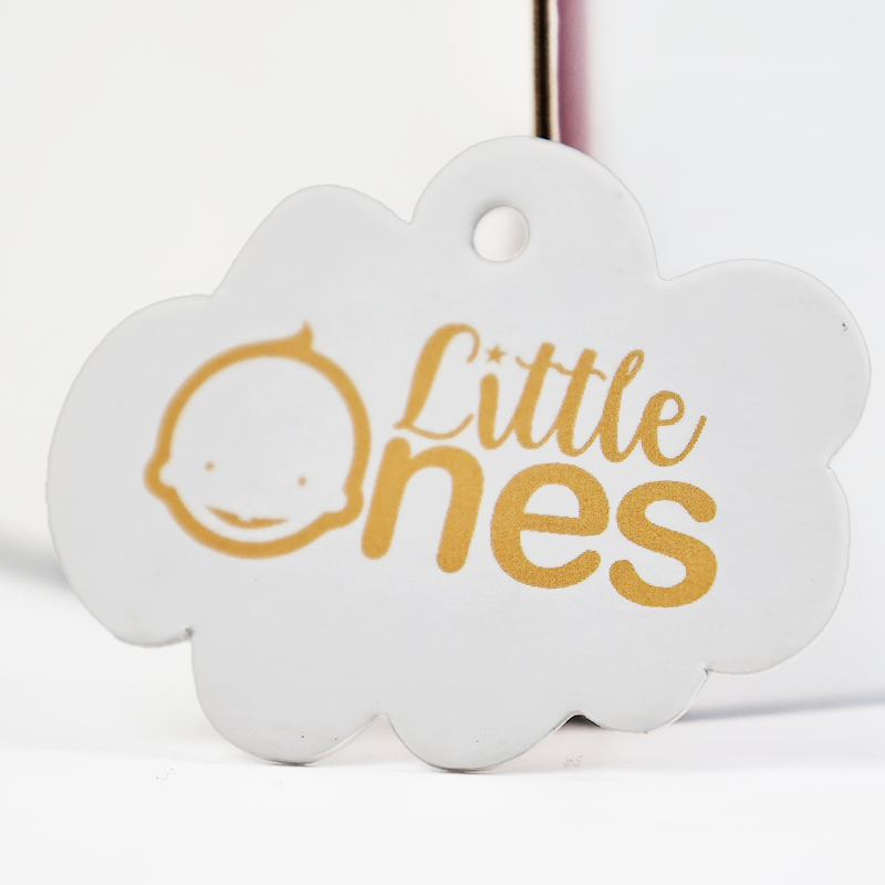 Special cloud shape hangtag