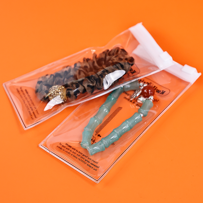 Small size transparent PVC zipper bag