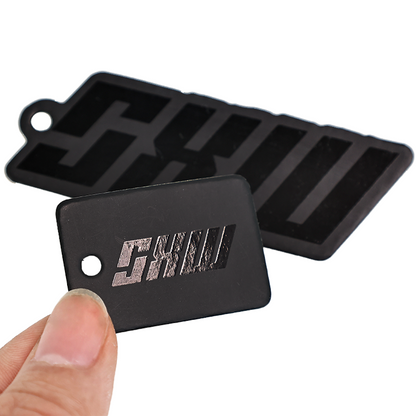 UV printing same pattern special-shaped hang tag