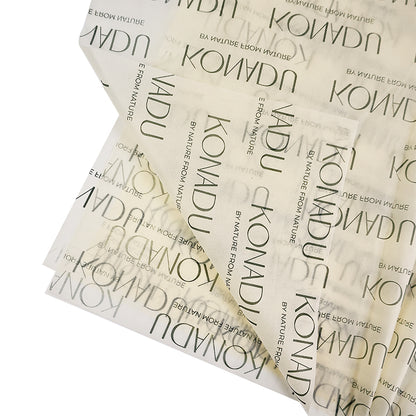 Light yellow wrapping paper pattern dark green printing