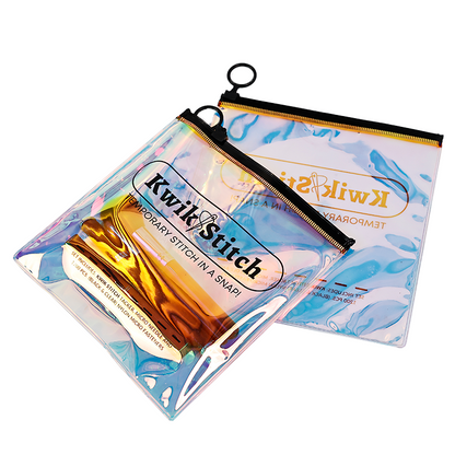 Large size square laser zipper bag