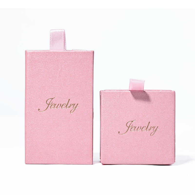 Pink pearlescent drawer box