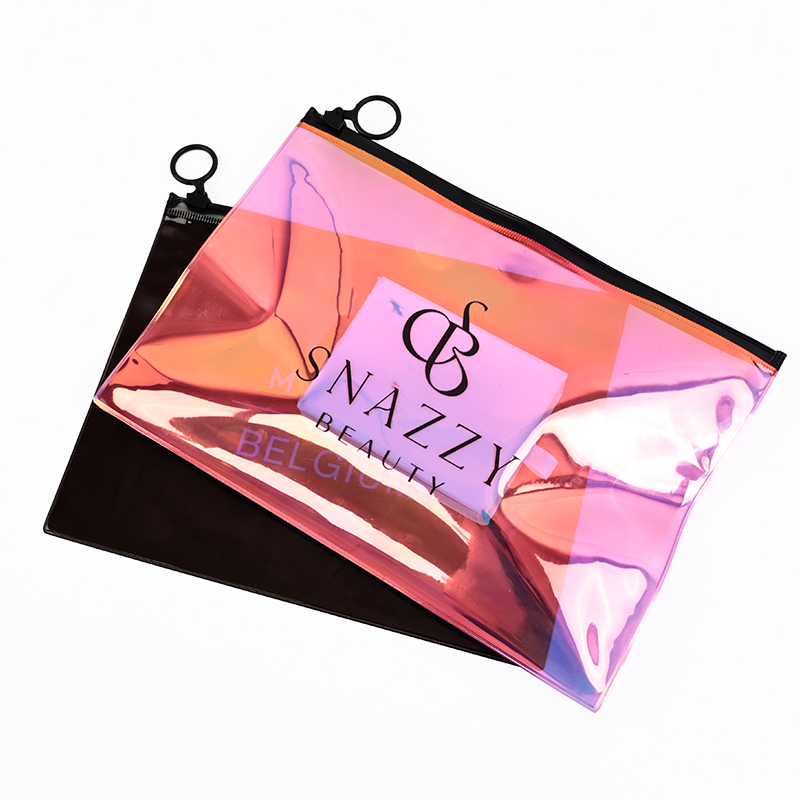PVC zipper bag in various colors and sizes