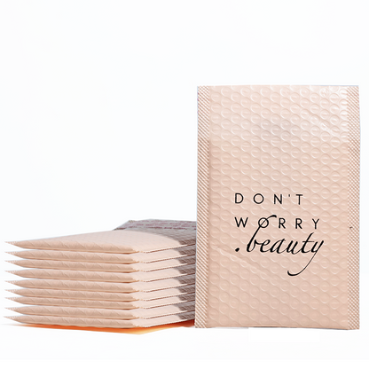 Pink co-extrusion film express bubble bag