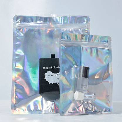 Various sizes of laser ziplock bags