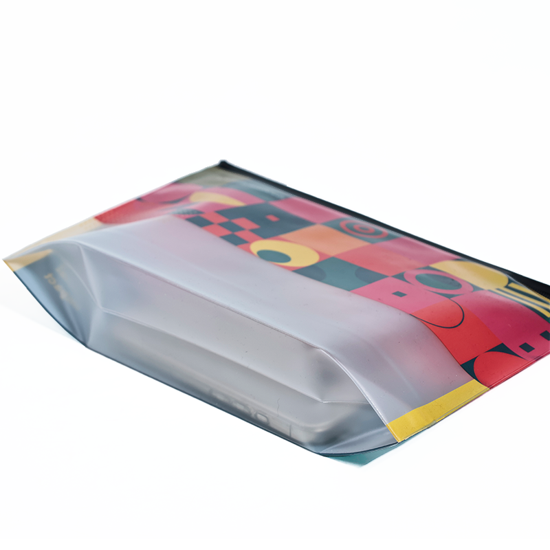 Full color printing transparent frosted skylight PVC zipper bag