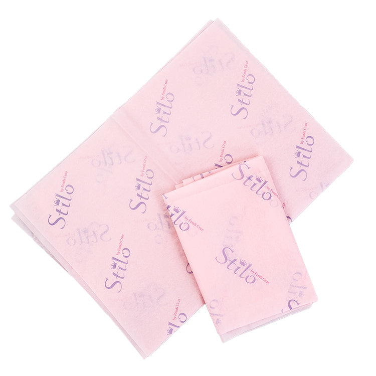 Pink Shirley Paper Print Blue Pattern Wrapping Paper