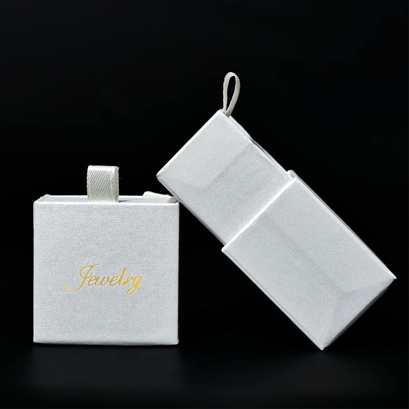 White pearlescent drawer box