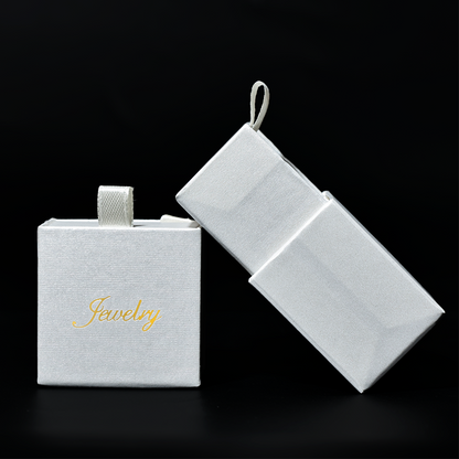 White pearlescent drawer box