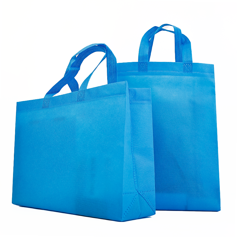 Blue Multi-style Non-woven Tote Bag