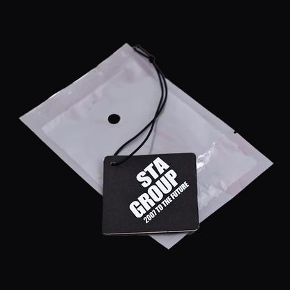 Transparent bag hangtag aromatherapy tablets