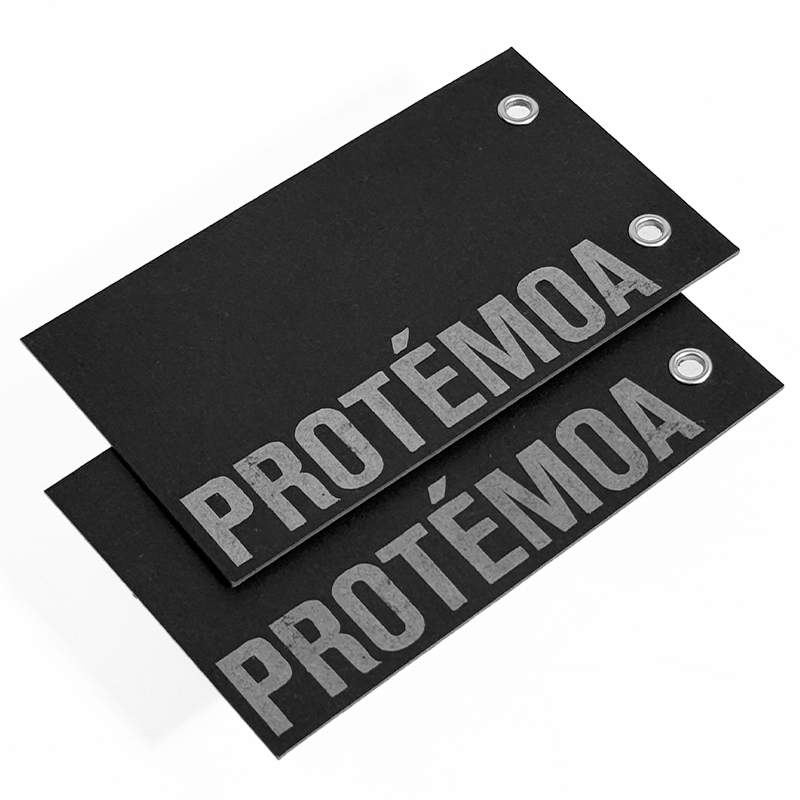 Black printed silver bimetallic buckle card