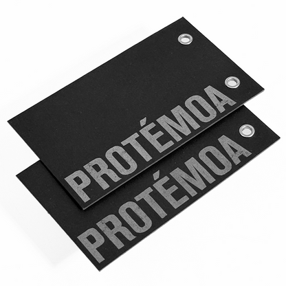 Black printed silver bimetallic buckle card