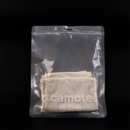 Square transparent PE zipper bag