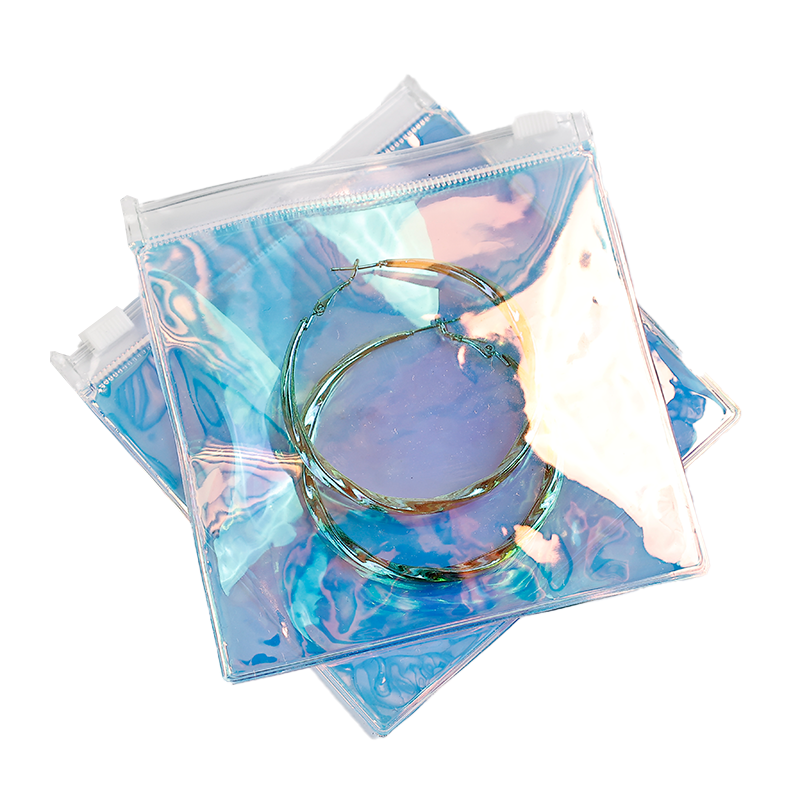 Small size laser zipper bag