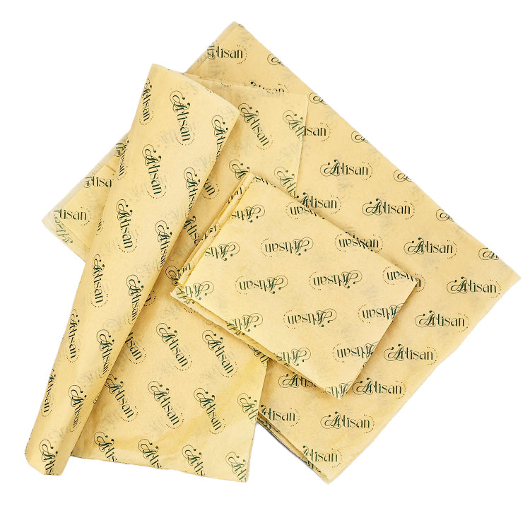 Yellow Shirley Paper Print Dark Green English Wrapping Paper