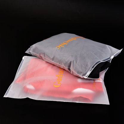 Guduchic Transparent Frosted Zipper Bag