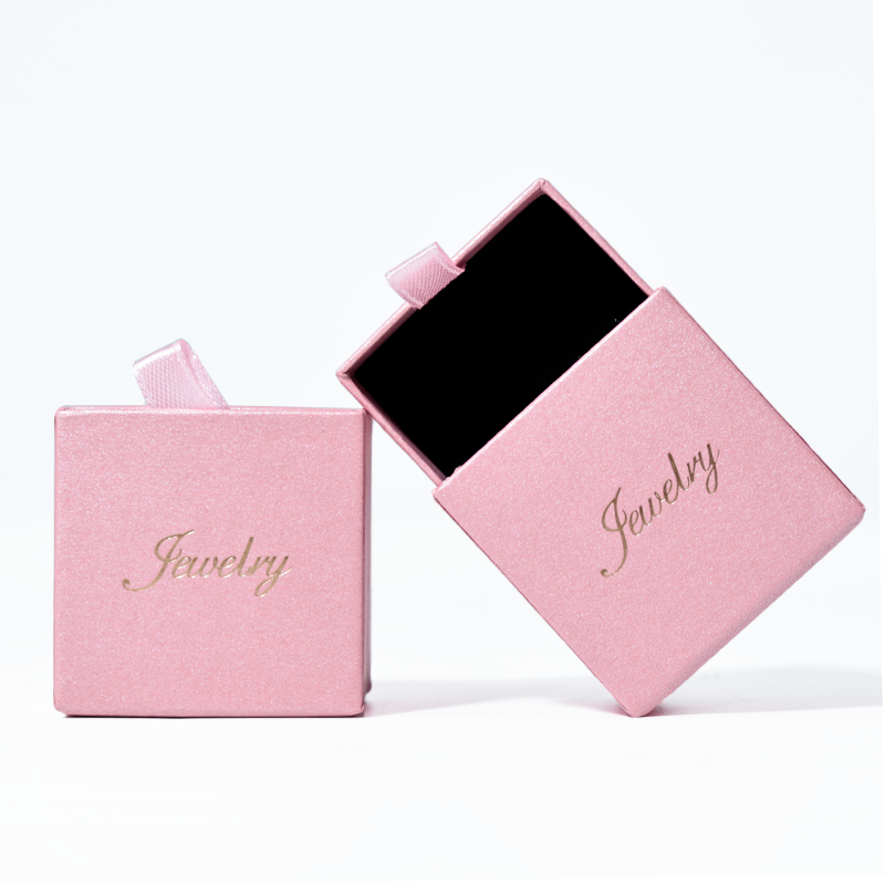 Pink pearlescent drawer box