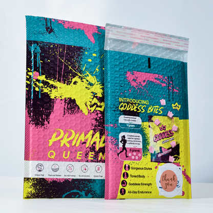 Pattern full color printing co-extrusion film express bubble bag