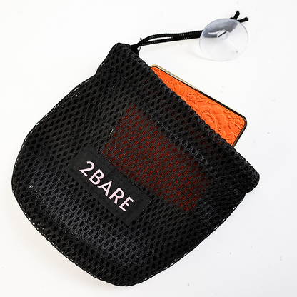Mesh drawstring pocket