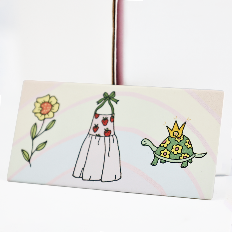 Cartoon painted pattern various styles set tag