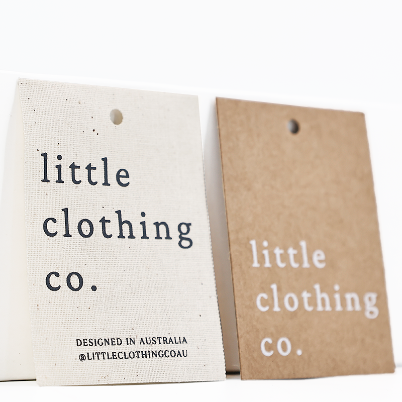 Multi-material style hangtag